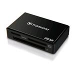 Transcend USB 3.0 card reader, black - SD/SDHC/SDXC/MS/CF