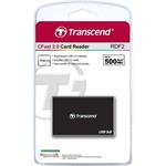 Transcend USB 3.0 čtečka paměťových karet, černá CFast 2.0/CFast 1.1/CFast 1.0