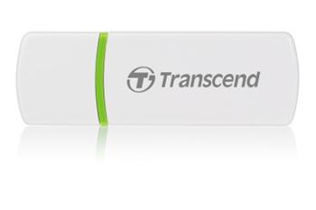 Transcend USB čítačka pamäťových kariet, biela - SD, SDHC, MMC, MMCplus, MMCmobile, microSD, microSDHC, M2