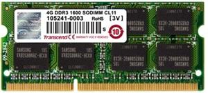 Transcend Value RAM, DDR3L, SO-DIMM, 1600 MHz, 8 GB, CL11