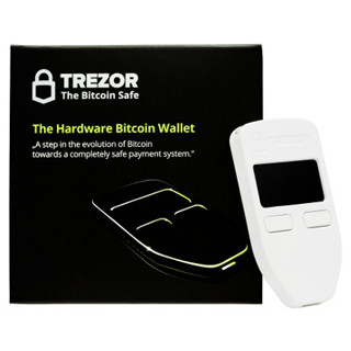 trezor bitcoin wallet white