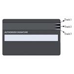 Třístopá čtečka magnetických karet MSR-100A, USB-COM, černá
