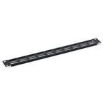 Triton, 19 záslepka 1U perforovaná oválem 36x6 mm černá