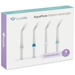 TrueLife AquaFloss Station-series jets Orthodontic 4 pack, náhradné trysky pre ústnu sprchu