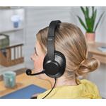 Trust AYDA MAX, USB headset, čierny