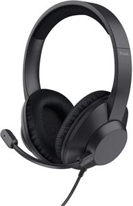 Trust AYDA MAX, USB headset, čierny