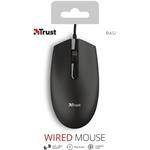 Trust Basi, káblová myš, USB