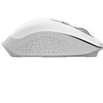 Trust bezdrôtová myš Ozaa Rechargeable, tichý klik, biela