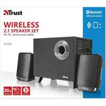 Trust Evon Wireless, Reproduktory 2.1, Bluetooth, 30W