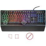 Trust GXT 860 Thura, Semi-mechanical Keyboard, CZ/SK