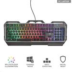 TRUST klávesnica GXT 856 Torac Illuminated Gaming Keyboard