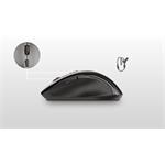 Trust Kuza, bezdrôtová myš, USB prijímač, čierna