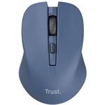 Trust Mydo, Tichá bezdrôtová myš, optická, USB, modrá