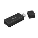 Trust Nanga , čítačka SD kariet, USB 3.2, čierna