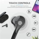 Trust Nika Touch - bezdrôtové slúchadlá / čierne