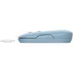 Trust Puck, bezdrôtová myš, USB prijímač, Bluetooth, Modrá