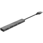 Trust rozbočovač HALYX, Aluminium 4-Port Mini USB Hub, 10cm