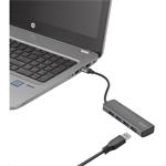 TRUST Rozbočovač Halyx Aluminium 4-Port USB 3.2 Hub