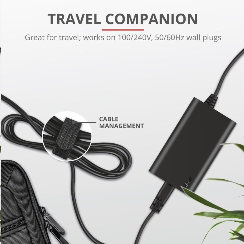Hama Universele Auto-Notebook-Netadapter Slim & Light 15-19V/70W