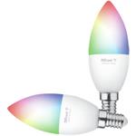 Trust Smart WiFi LED žiarovka, RGB&Biela ambience Candle E14 - Farebná - 2ks