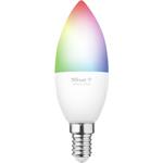 Trust Smart WiFi LED žiarovka, RGB&Biela ambience Candle E14 - Farebná - 2ks