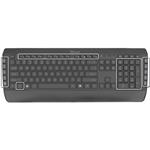 Trust Tecla-2, Bezdrôtový set klávesnica + myš, US, čierna