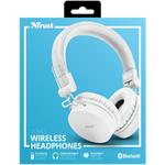 Trust Tones - bezdrôtové slúchadlá / Biele