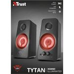 Trust Tytan Illuminated, Reproduktory 2.0, 36W, čierne