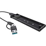 Trust USB-C M.2 SSD Enclosure, externý box M-Key, čierny