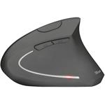 Trust Verto, bezdrôtová ergonomická myš, čierna