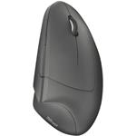 Trust Verto, bezdrôtová ergonomická myš, čierna