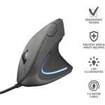 Trust Verto, optická ergonomická myš, USB