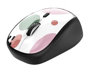 Trust Yvi bezdrôtová myš, Wireless Mouse, optická, ružová