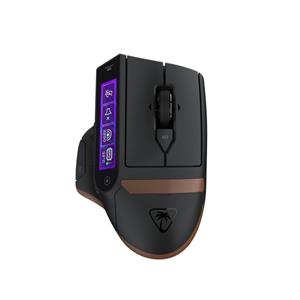 Turtle Beach Command Series MC7, bezdrátová herní myš, 2.25" dotykový displej, černá