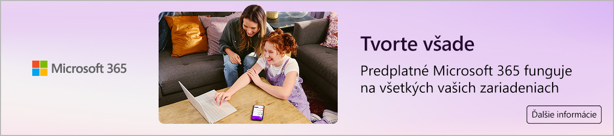 Tvorte všade s Microsoft 365