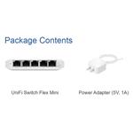 UBNT UniFi Switch USW Flex Mini - 5x Gbit RJ45, 1x PoE IN, bulk
