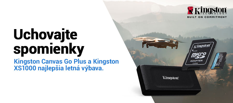 Uchovajte si tie najcennejšie momenty s Kingston!
