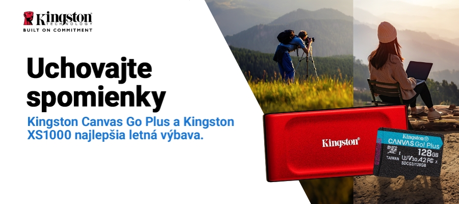 Uchovajte spomienky s Kingston