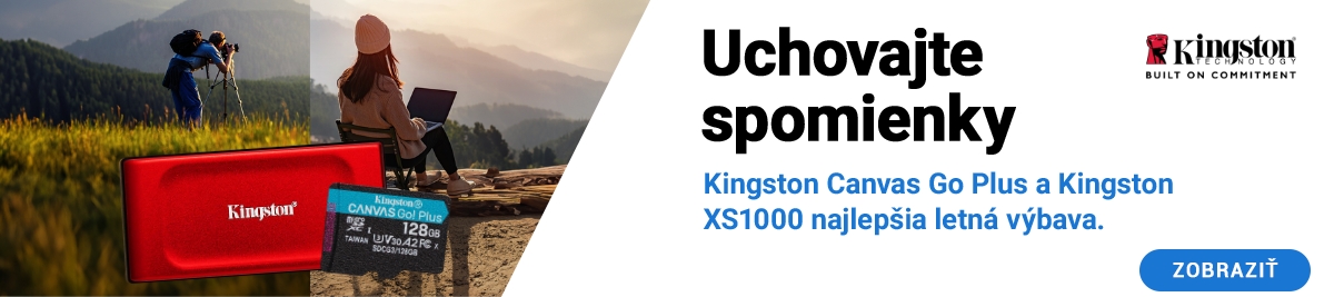 Uchovajte spomienky s Kingston