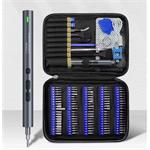 UF-TOOLS elektrický skrutkovač 120v1 s puzdrom, USB-C, strieborný