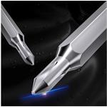 UF-TOOLS elektrický skrutkovač 120v1 s puzdrom, USB-C, strieborný