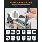 UF-TOOLS elektrický skrutkovač 57v1, USB-C, strieborný, (rozbalené)