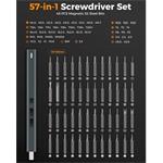 UF-TOOLS elektrický skrutkovač 57v1, USB-C, strieborný, (rozbalené)