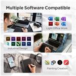 UGEE Q6, grafický tablet, sivý