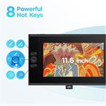 UGEE UE12, grafický tablet, čierny