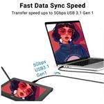 UGEE USB-C kábel pre grafický tablet