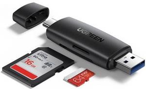 Ugreen CM304 USB + USB-C čítačka pamäťových kariet