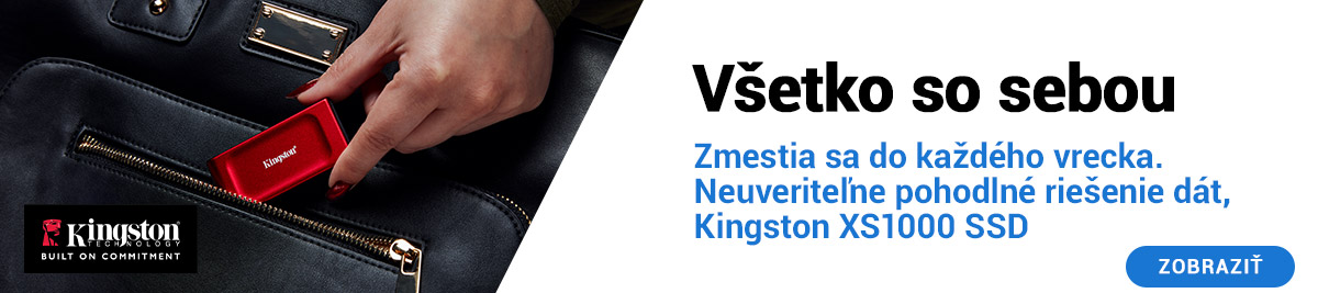 Ultra kompaktný a výkonný SSD disk Kingston XS1000