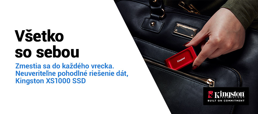 Ultra kompaktný a výkonný SSD disk Kingston XS1000
