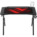 Ultradesk herný stôl ACTION v2, 113x61x77 cm, s XXL podložkou pod myš, držiak slúchadiel aj nápojov